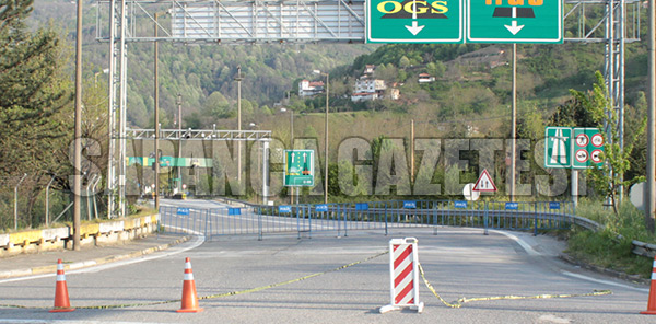 TEM SAPANCA GİRİŞİ 59 GÜN SONRA ULAŞIMA AÇILIYOR