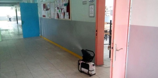 OKULLAR SINAV ÖNCESİ DEZENFEKTE EDİLDİ