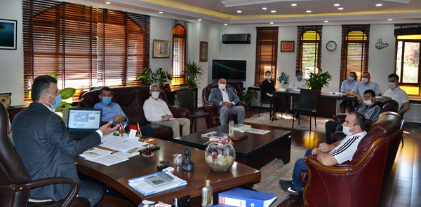 BELEDİYEDE PANDEMİ SONRASI İLK MÜDÜRLER TOPLANTISI GERÇEKLEŞTİ