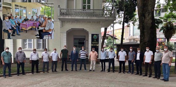 SAPANCA MAHALLE MUHTARLARI TAZİYE İÇİN HENDEK İLÇESİNE GİTTİ