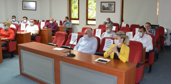 BELEDİYE'DE DEĞERLENDİRME TOPLANTISI