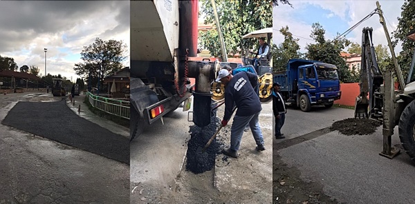 SAPANCA'YA 165 TON ASFALT