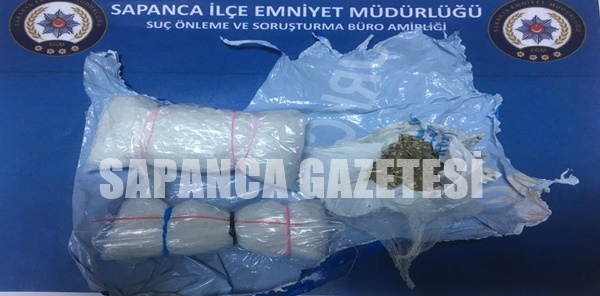 SAPANCA EMNİYETİ UYUŞTURUCUYA GEÇİT VERMİYOR