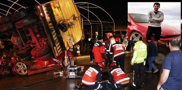 SAPANCA MYO ÖĞRENCİSİ FECİ KAZADA HAYATINI KAYBETTİ
