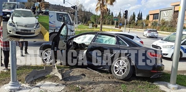 SAPANCA TEM KAVŞAĞINDA KAZA: 1 YARALI