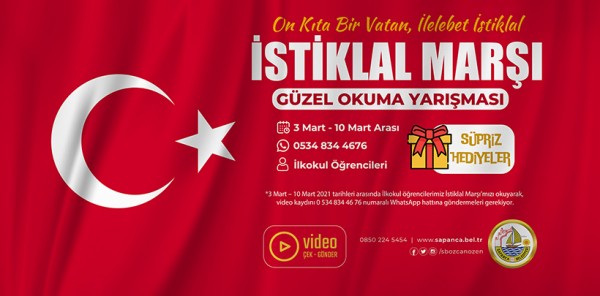 İSTİKLAL MARŞINI GÜZEL OKUMA YARIŞMASI