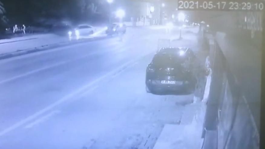 O KAZA GÜVENLİK KAMERASINA YANSIDI