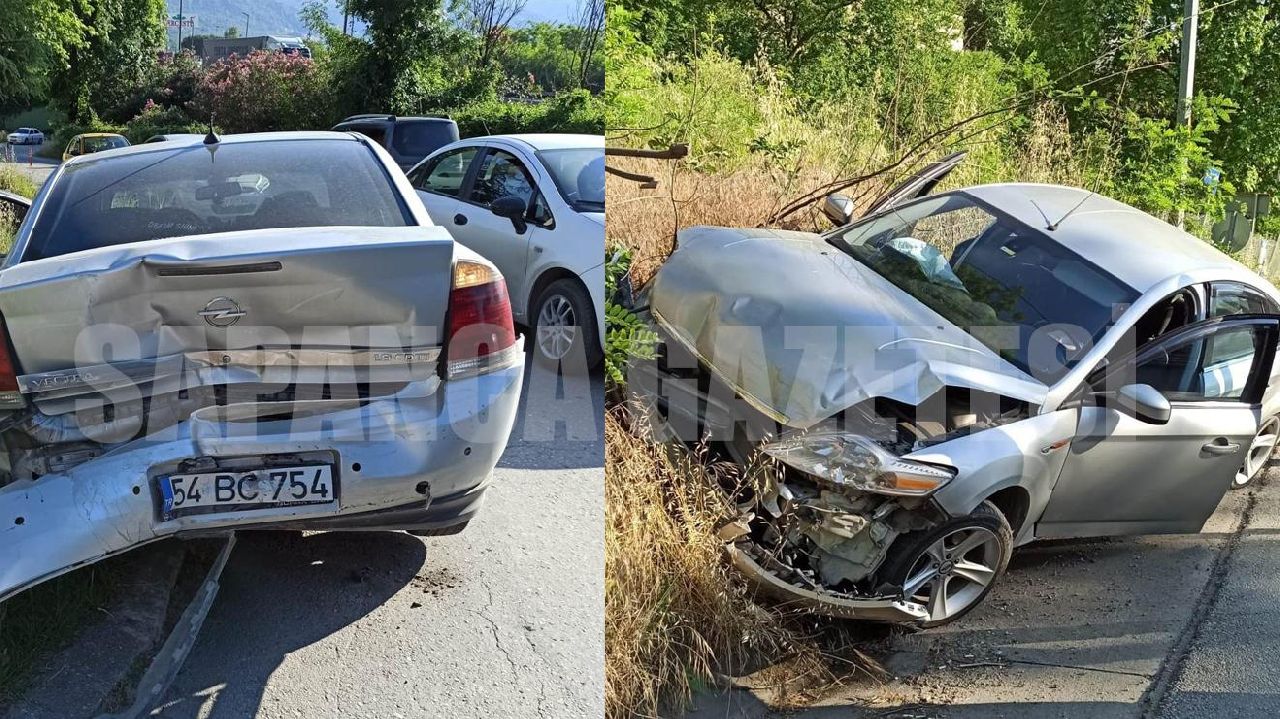 SAPANCA'DA TRAFİK KAZASI: 3 YARALI