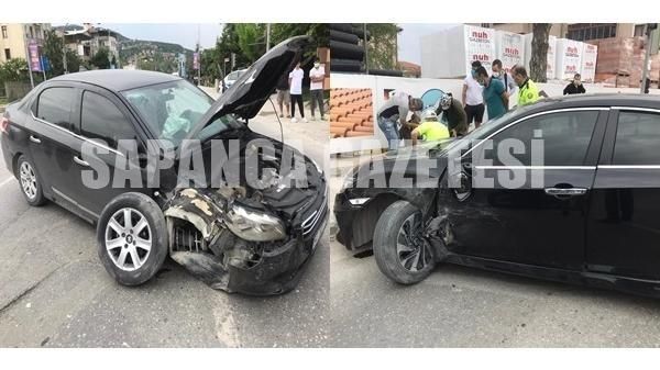 SAPANCA'DA TRAFİK KAZASI: 2 YARALI