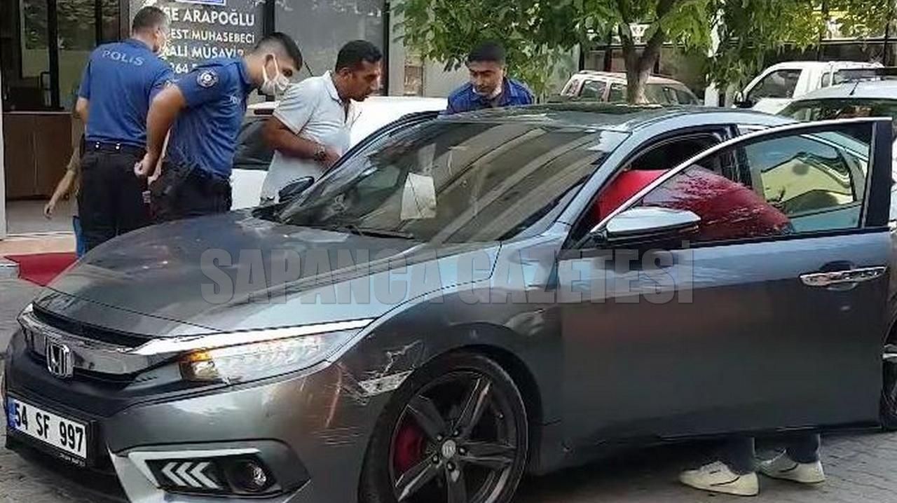 YORGUN MERMİ ARABANIN CAMINDAN İÇERİ GİRDİ