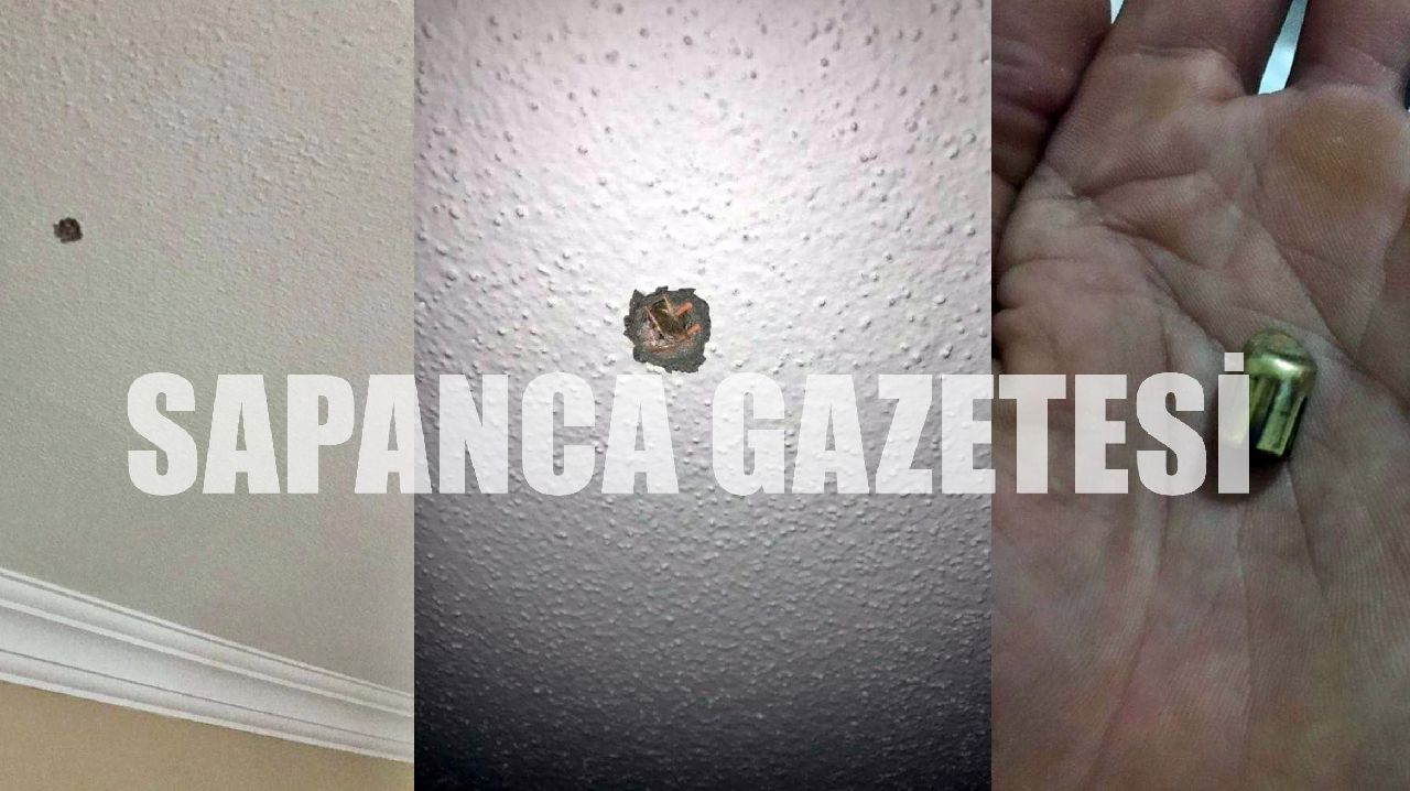 YORGUN MERMİ BU KEZ OTURMA ODASINA DÜŞTÜ