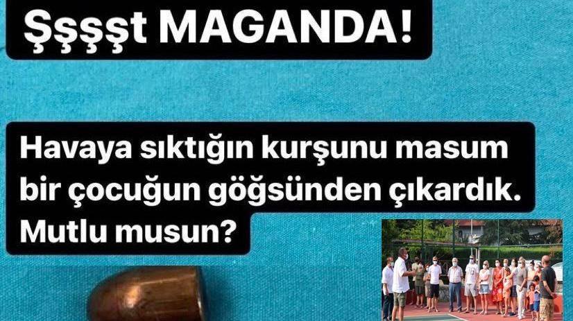 MAGANDA KURŞUNU 54 GÜN SONRA ÇIKARILDI
