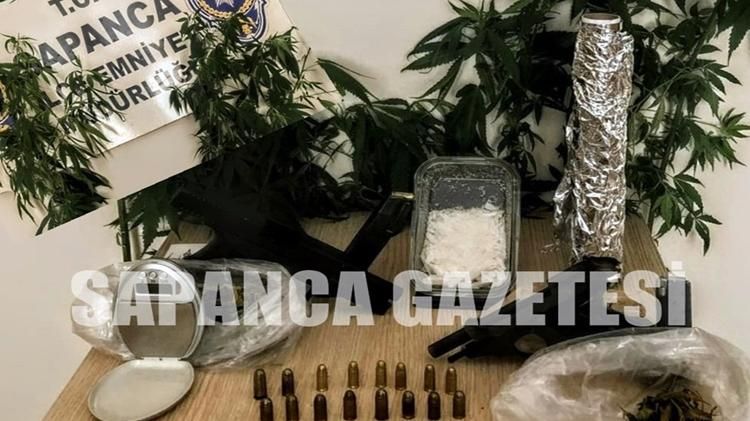 UYUŞTURUCU VE SİLAH ELE GEÇİRİLDİ
