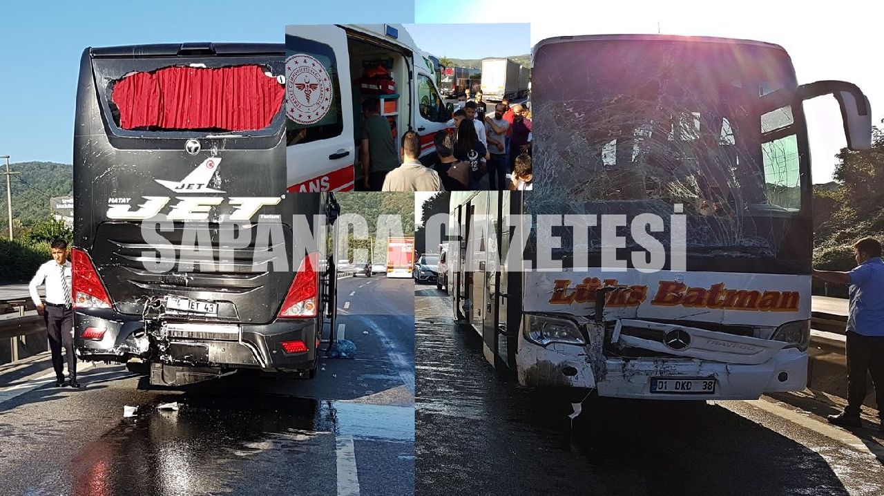 7 ARACIN KARIŞTIĞI ZİNCİRLEME KAZADA 10 KİŞİ YARALANDI