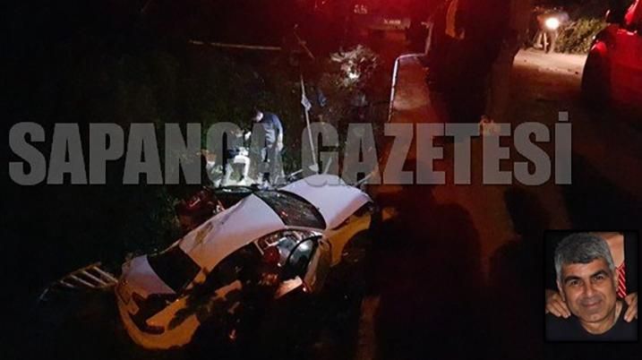 OTOMOBİL DEREYE DÜŞTÜ: 1 ÖLÜ