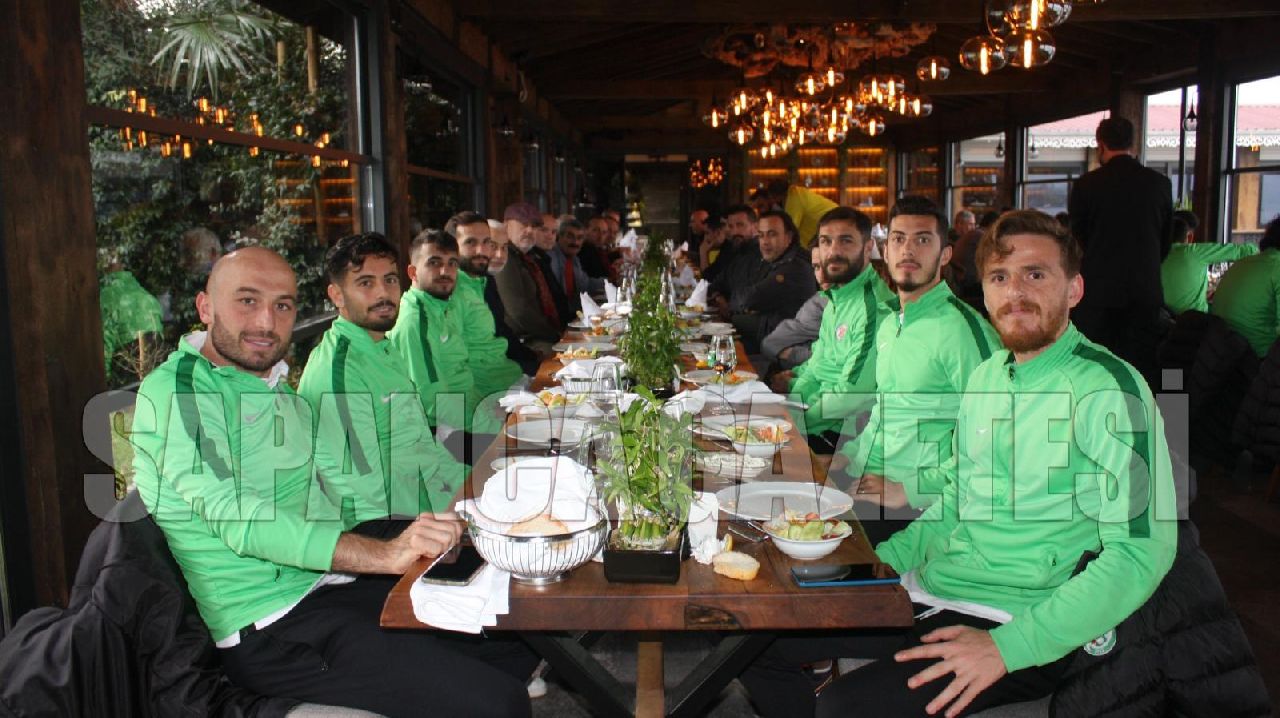 SAPANCASPOR MORAL YEMEĞİNDE BULUŞTU