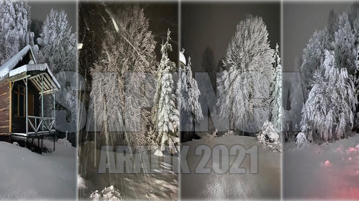 SOĞUCAK YAYLASINA İLK KAR DÜŞTÜ