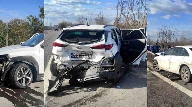 SAPANCA'DA TRAFİK KAZASI: 3 YARALI