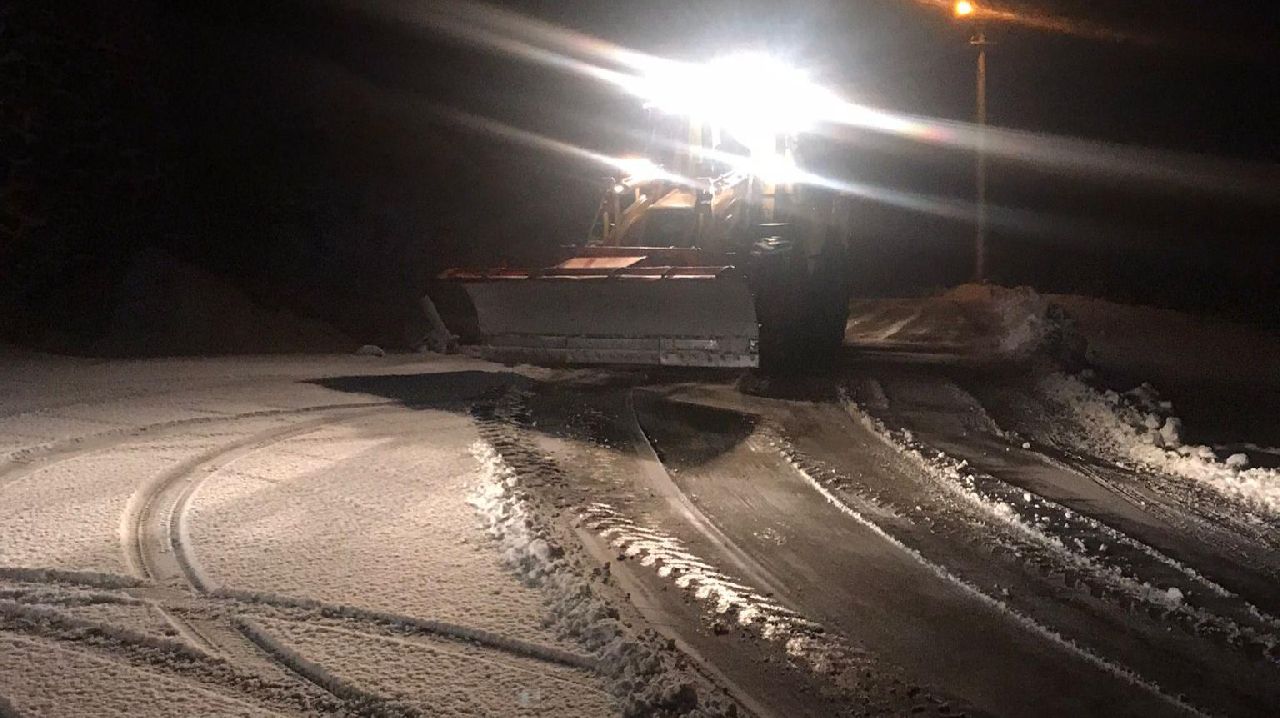 KARLA MÜCADELE EKİPLERİ ÇALIŞMALARINI SÜRDÜRÜYOR