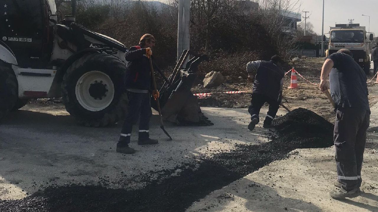 SAPANCA'DA, KIŞIN HASARLARI ONARILIYOR