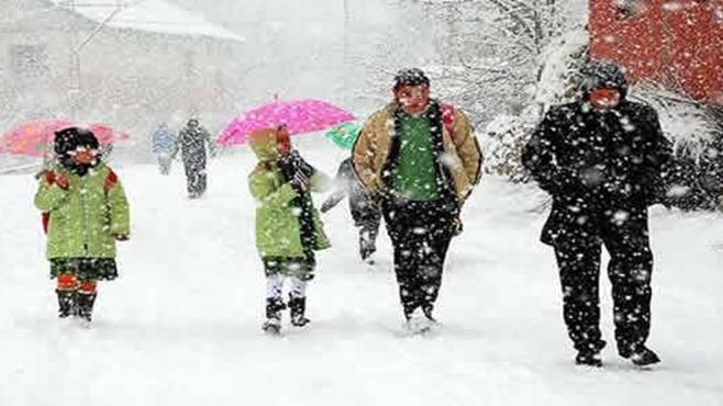 OKULLARA KAR TATİLİ