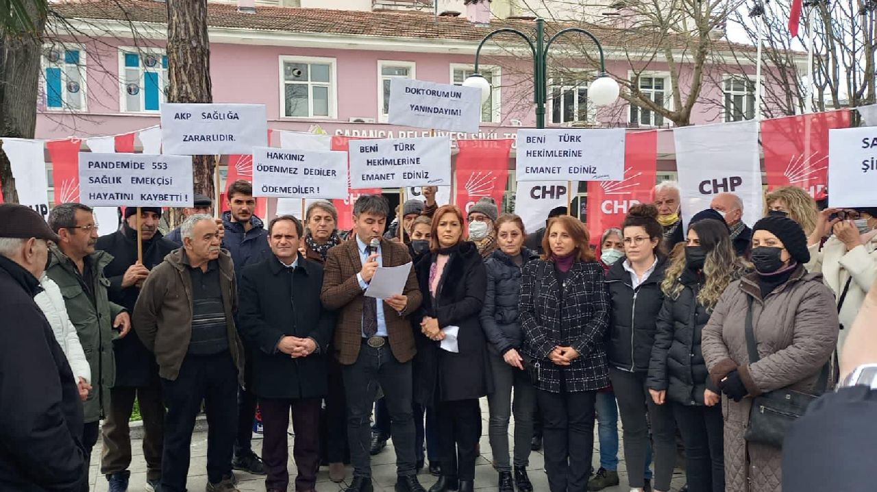 CHP: ''HEKİMLERİMİZİN HER ZAMAN, HER KOŞULDA YANINDAYIZ''