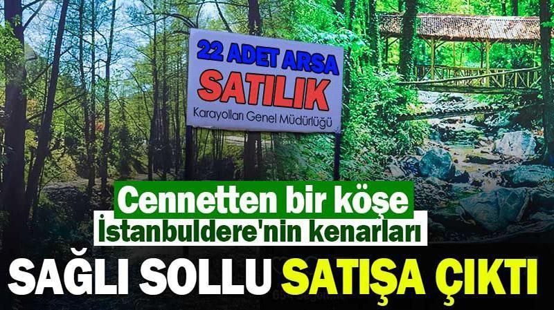 SAPANCA İSTANBULDERE'NİN KENARLARI SAĞLI SOLLU SATIŞA ÇIKTI!