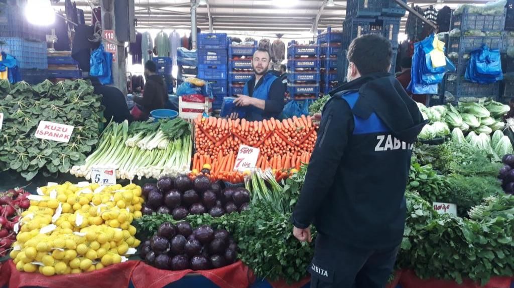 SAPANCA BELEDİYESİ ZABITA EKİPLERİ ETİKET DENETİMİNDE