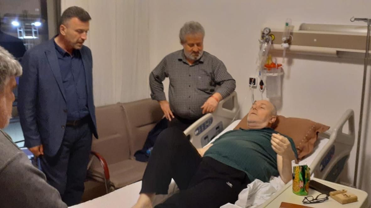 BAŞKAN ÖZEN'DEN HASTA ZİYARETLERİ