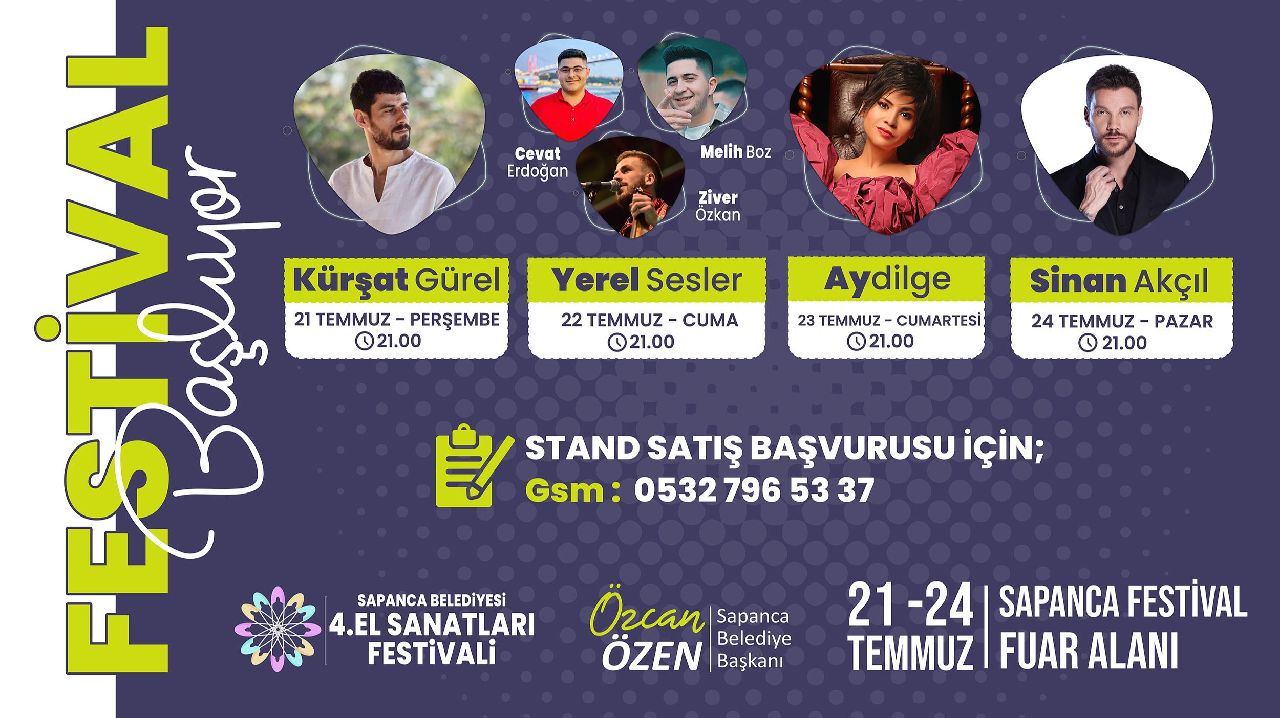 FESTİVALDE SAHNE ALACAK SANATÇILAR BELLİ OLDU