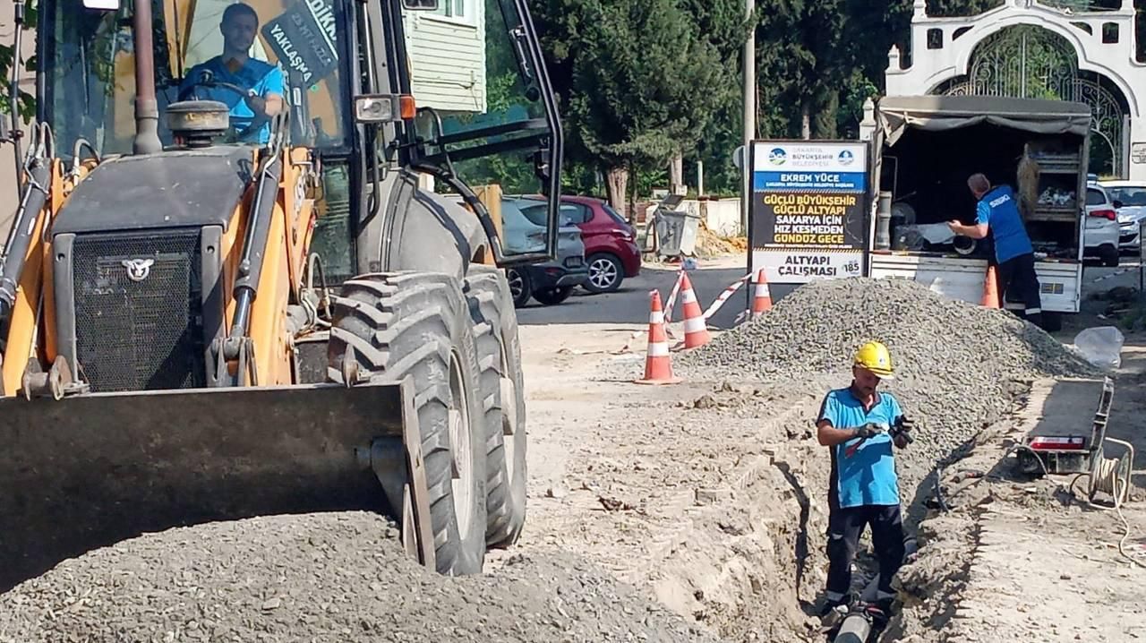 SAPANCA ALTYAPISINA HAFTA SONU MESAİSİ