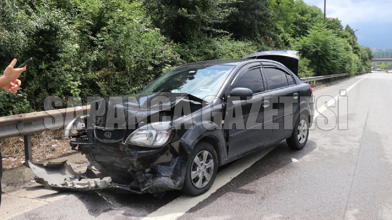 TEM'DE MEYDANA GELEN KAZADA 5 KİŞİ YARALI