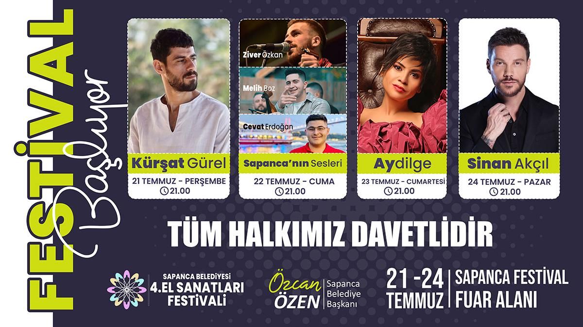 SAPANCA BELEDİYESİ 4. EL SANATLARI FESTİVALİ BAŞLIYOR