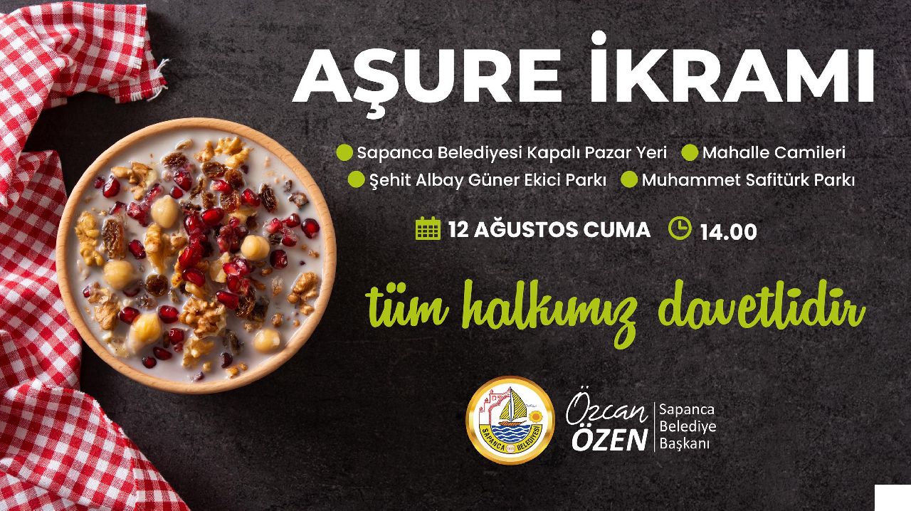 SAPANCA BELEDİYESİ 7 BİN AŞURE DAĞITACAK