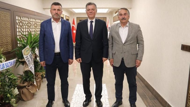 BAŞKAN ÖZEN'DEN SARIBIYIK, İNANÇ VE DOĞUŞ'A ZİYARET