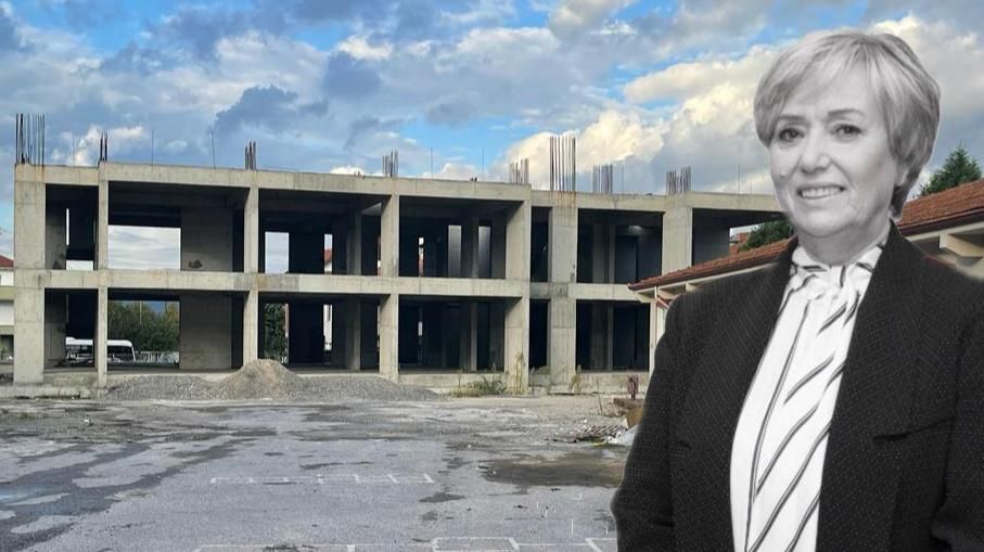 ''İNŞAATI YARIM KALAN ALAÇAM ORTAOKULU MAĞDUR EDİYOR''