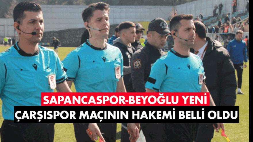 SAPANCASPOR MAÇINDA DÜDÜK ÇAKAR'DA