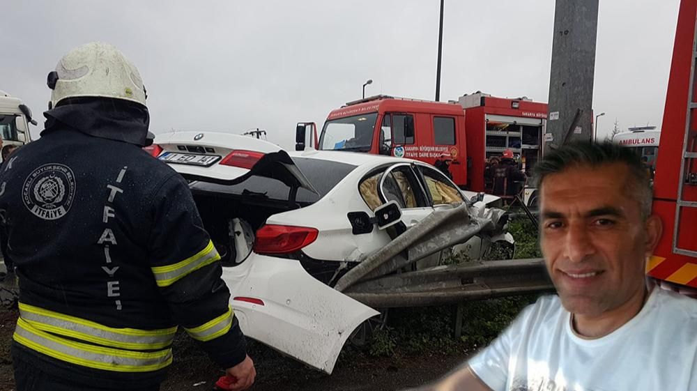 SAPANCA'DA FECİ KAZA: 1 ÖLÜ 1 YARALI