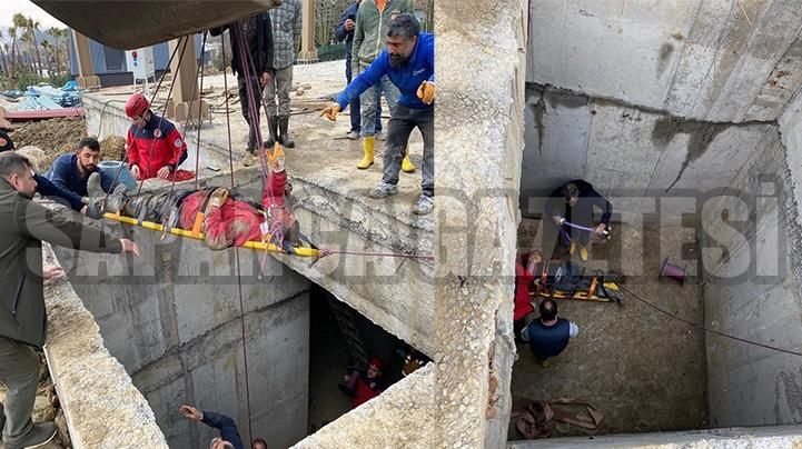 UZUNKUM'DAKİ İNŞAATTA YÜKSEKTEN DÜŞEN İŞÇİ AĞIR ŞEKİLDE YARALANDI