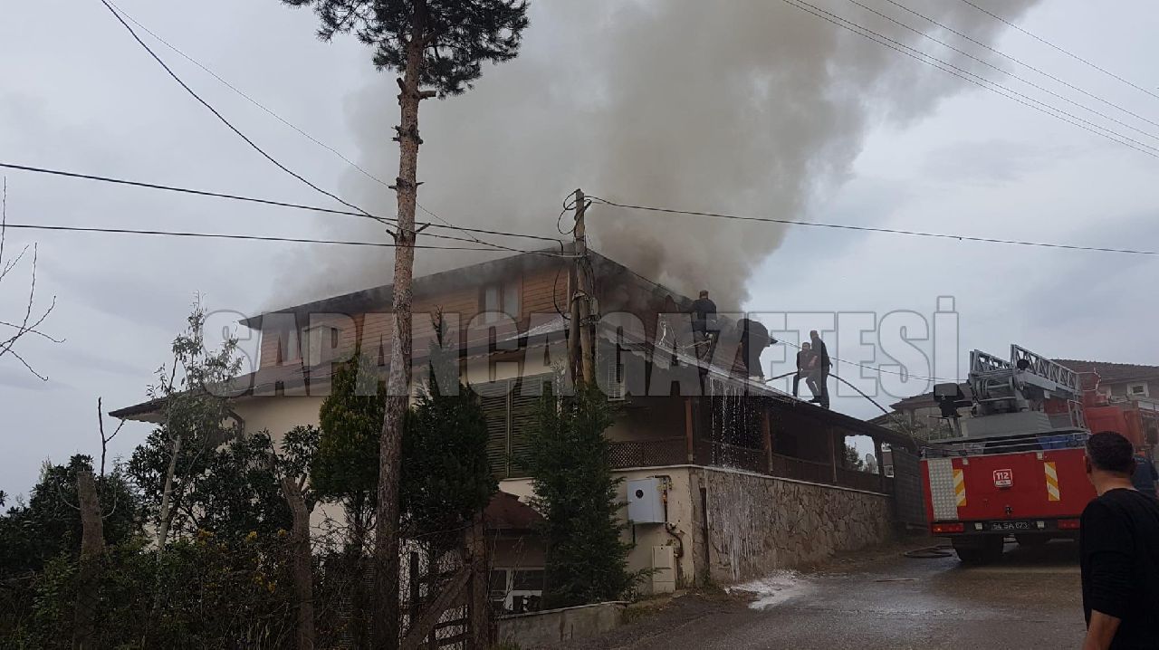 SAPANCA'DA KORKUTAN YANGIN