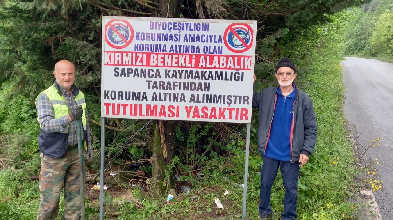 SAPANCA'DA KIRMIZI BENEKLİ ALABALIĞIN AVLANMASI YASAKLANDI