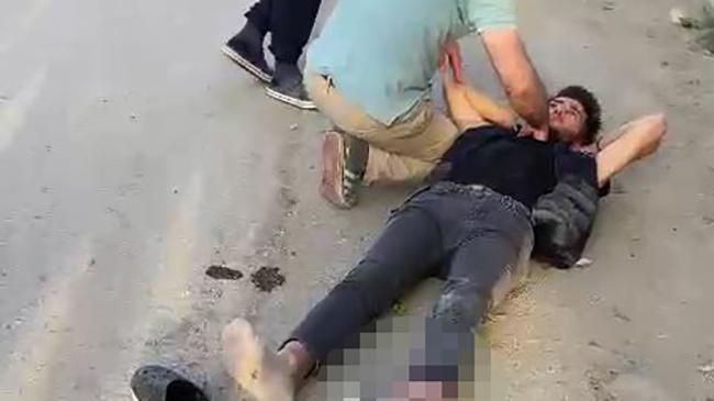 OTOMOBİL İLE MOTOSİKLET ÇARPIŞTI: 1 YARALI