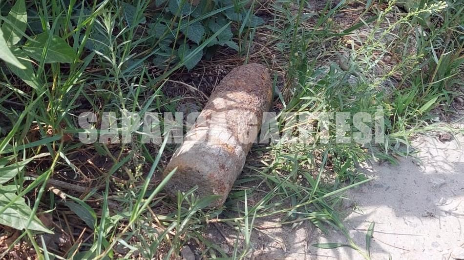 SAPANCA'DA TOP MERMİSİ BULUNDU