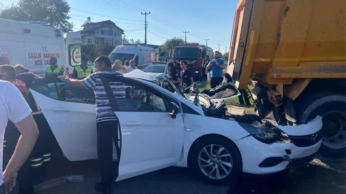 SAPANCA'DAN ORDU'YA GİDEN AİLE KAZAYA KARIŞTI: 6 YARALI