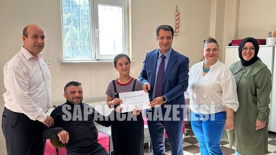 SAPANCA'DAKİ ÖZEL BİREYLERE BAŞARI BELGESİ VERİLDİ