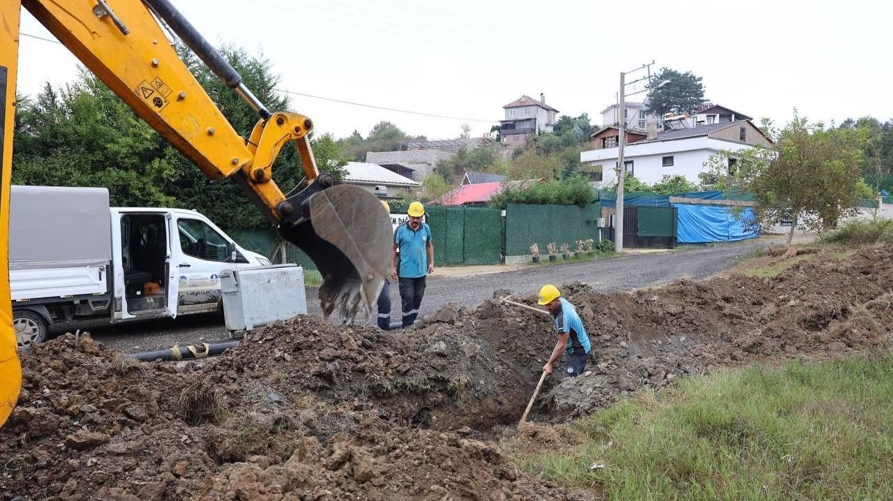 GÖL MAHALLESİNDE HAT ÇALIŞMASININ BİN METRELİK KISMI TAMAMLANDI