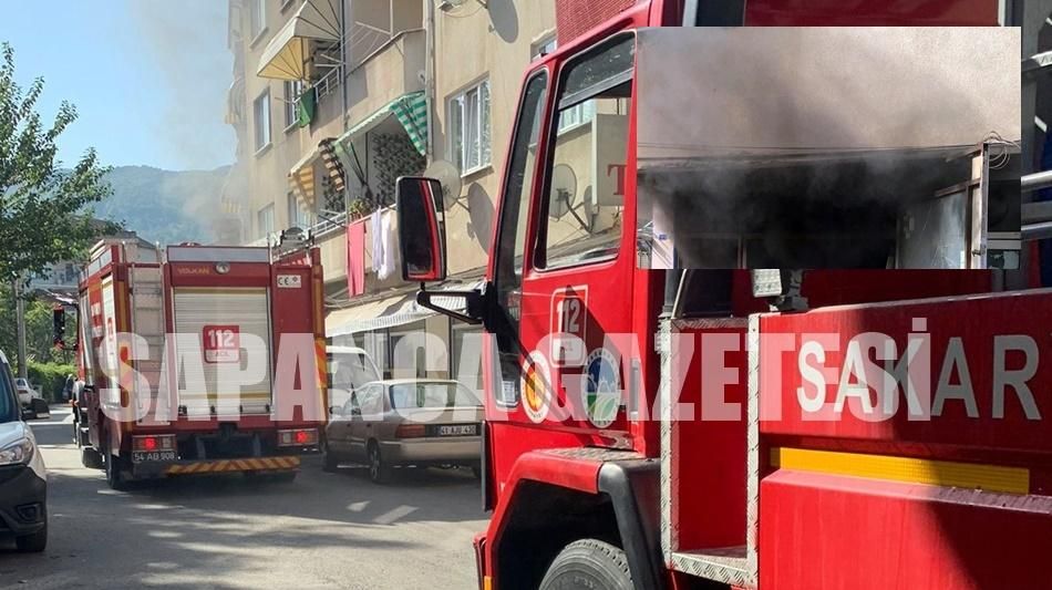 SAPANCA'DA İŞ YERİ YANGINI