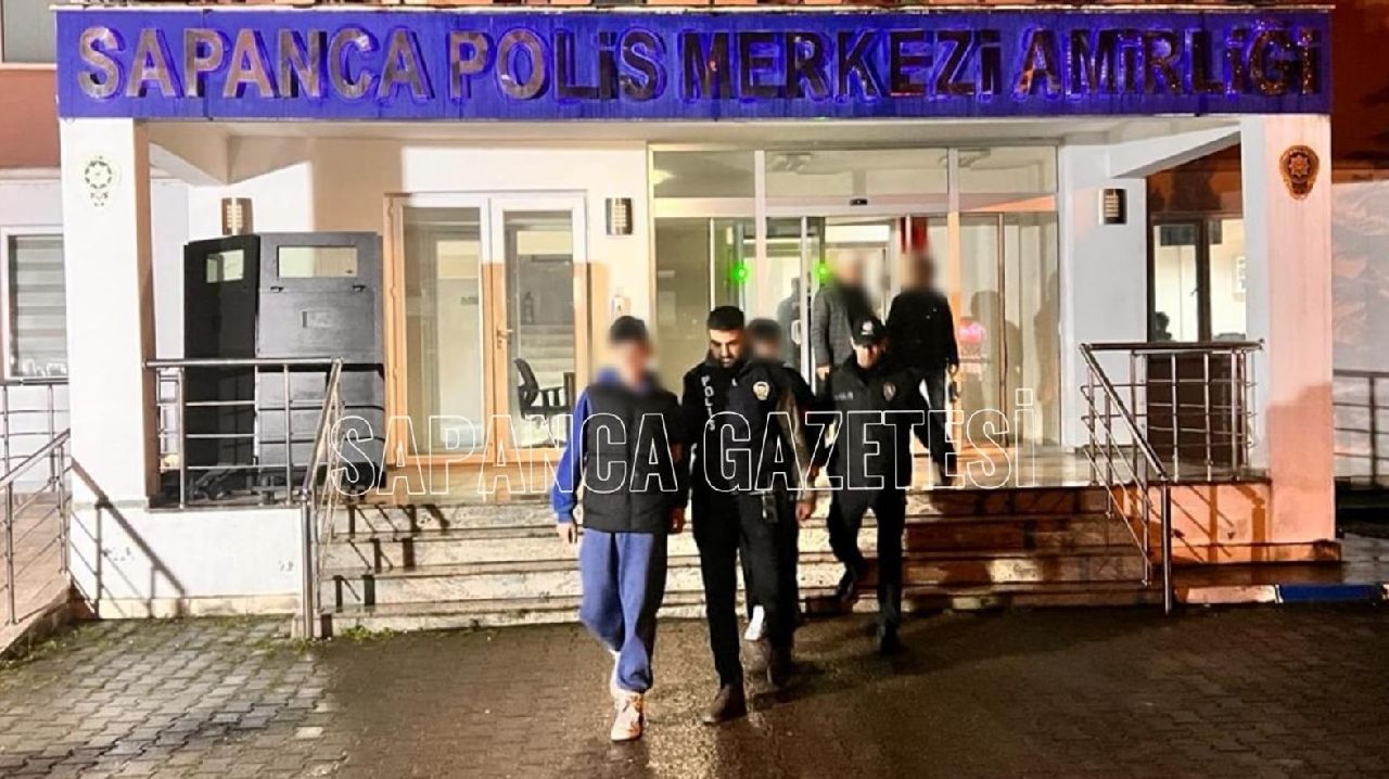 SAPANCA'DA İŞ YERİNDEN HIRSIZLIK: 2 TUTUKLAMA