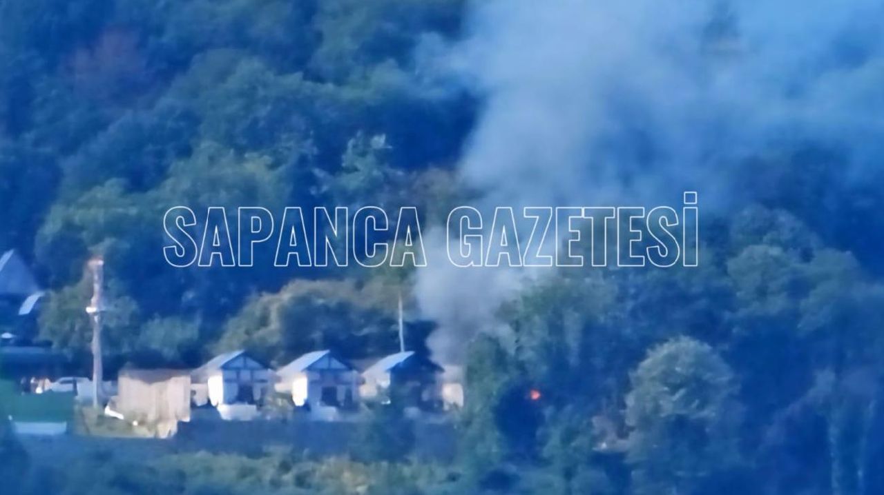 BUNGALOV TESİSİNDE ÇIKAN YANGIN KORKUTTU