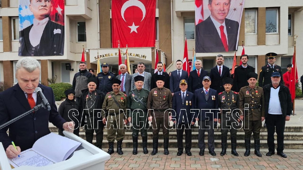SAPANCA'DA ÇANAKKALE ZAFERİ'NİN 111. YIL DÖNÜMÜ KUTLANDI